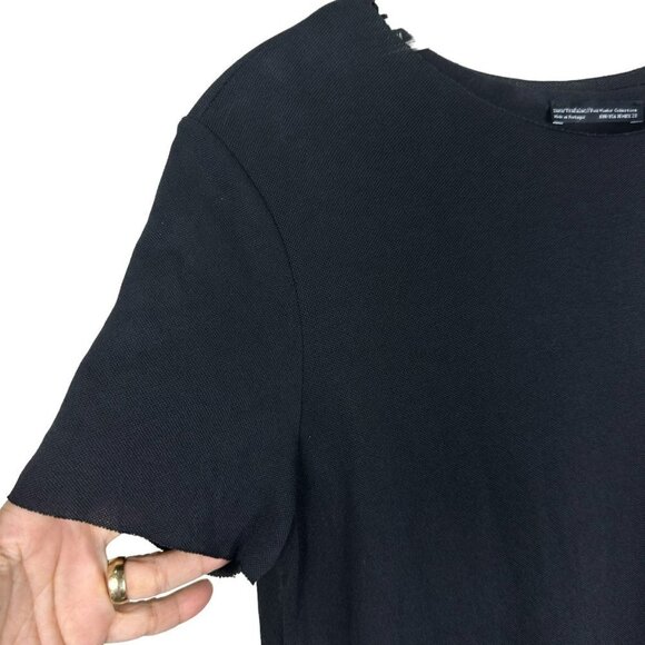 2/$30 Zara Black Casual Shift Dress Size Medium - Picture 4 of 12